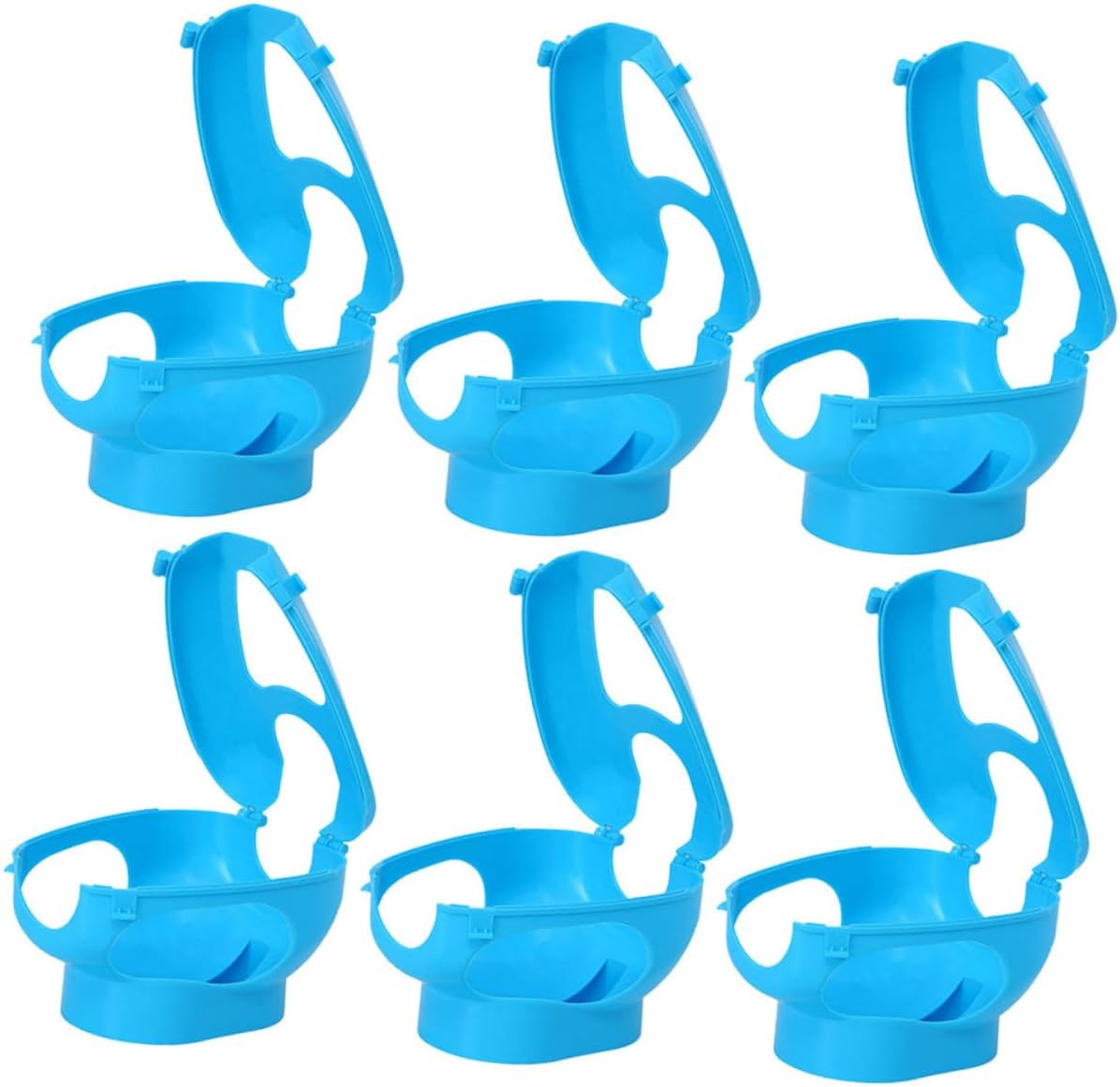 BESPORTBLE 6pcs Pigeon Fixers Pigeon Injection Holder Stand Pp Material Easy to Clean Store