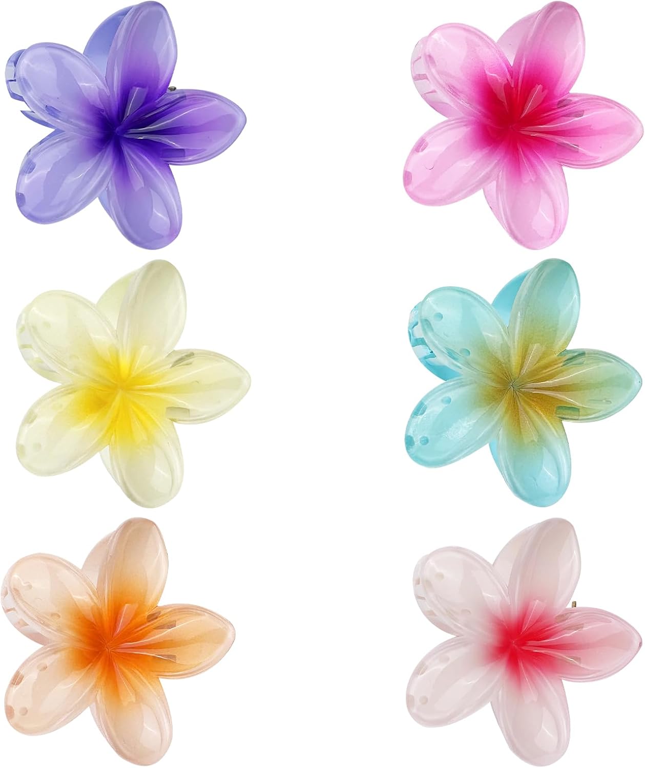 6 Fermagli Per Capelli A Becco D'Anatra Per Donna - Clip Francesi Antiscivolo In Colore Elegante, Accessori Moda Per Capelli