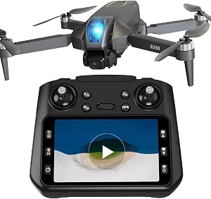 Drone with 1080P Camera for Adults, GPS Drone with 4.5" LCD Screen Remote