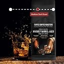 Toffee Coffee Roasters | Whiskey Barrel Aged, Medium Dark Roast, 250 g | Grind: Moka Pot, Barrel Aged, 100% Arabica | Speciality Coffee | Freshly Roasted gallery image