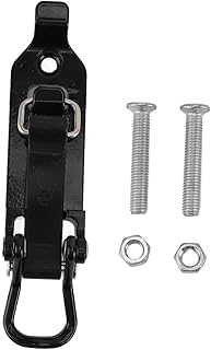 Roof Rack Shovel Holder, Metal Rubber Leases, Wall Bracket for Trucks, Boats, Black