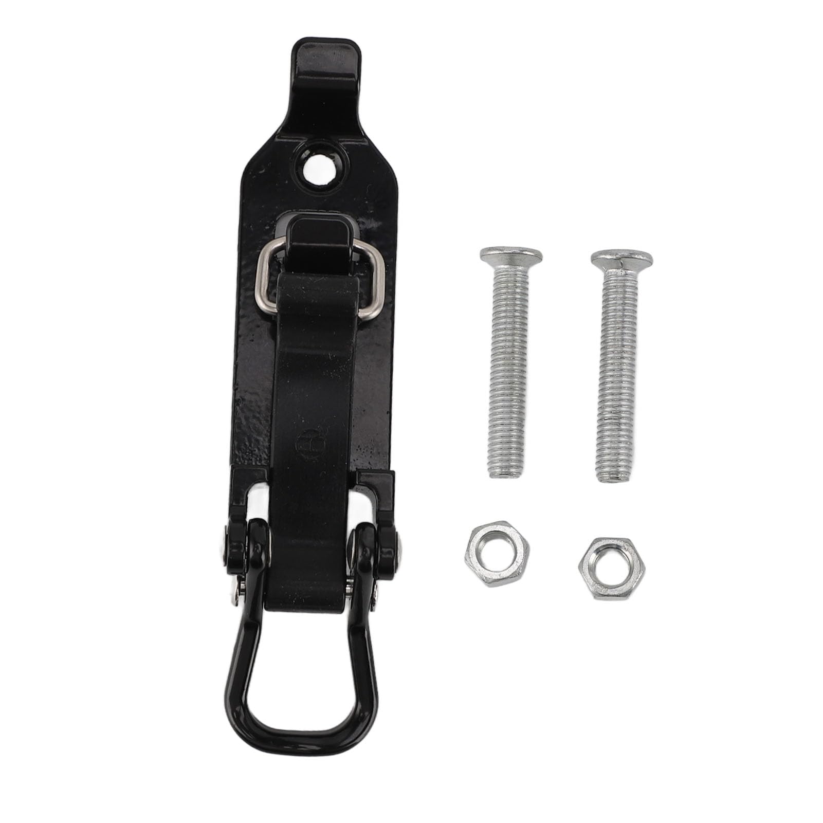 MOZUO Metal Rubber Clip Mounting Kit Clamp, Black Roof Rack Shovel Rack, Shovel Fixing Device for Roof Rack, Can Also Be Used as Roof Rack Shovel