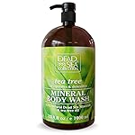 Dead Sea Collection Tea Tree Body Wash for Women and Men - with Pure Dead Sea Minerals and Tea Tree Oil - Cleanses and Moisturizes Skin (33.8 fl. oz)
