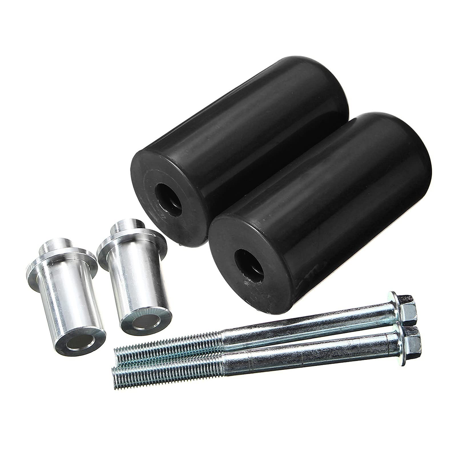 Protezione anticaduta per moto 10 MILLIMETRI Tamponi Paratelaio Moto Anti Crash Pad PER HONDA CBR 600RR CB 1100 CBR 1000RR SP PER YAMAHA FZ6 YS 250 TMAX 500 (Colore : Nero)