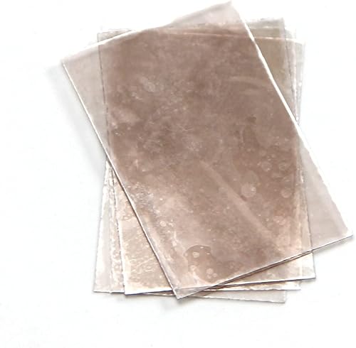 Miniatura 5 de Fielect 500 piezas de cubierta de guía de ondas de microondas, hojas de placas de mica de 1.535 x 0.945 x 0.005 in, parte de reparación de horno de