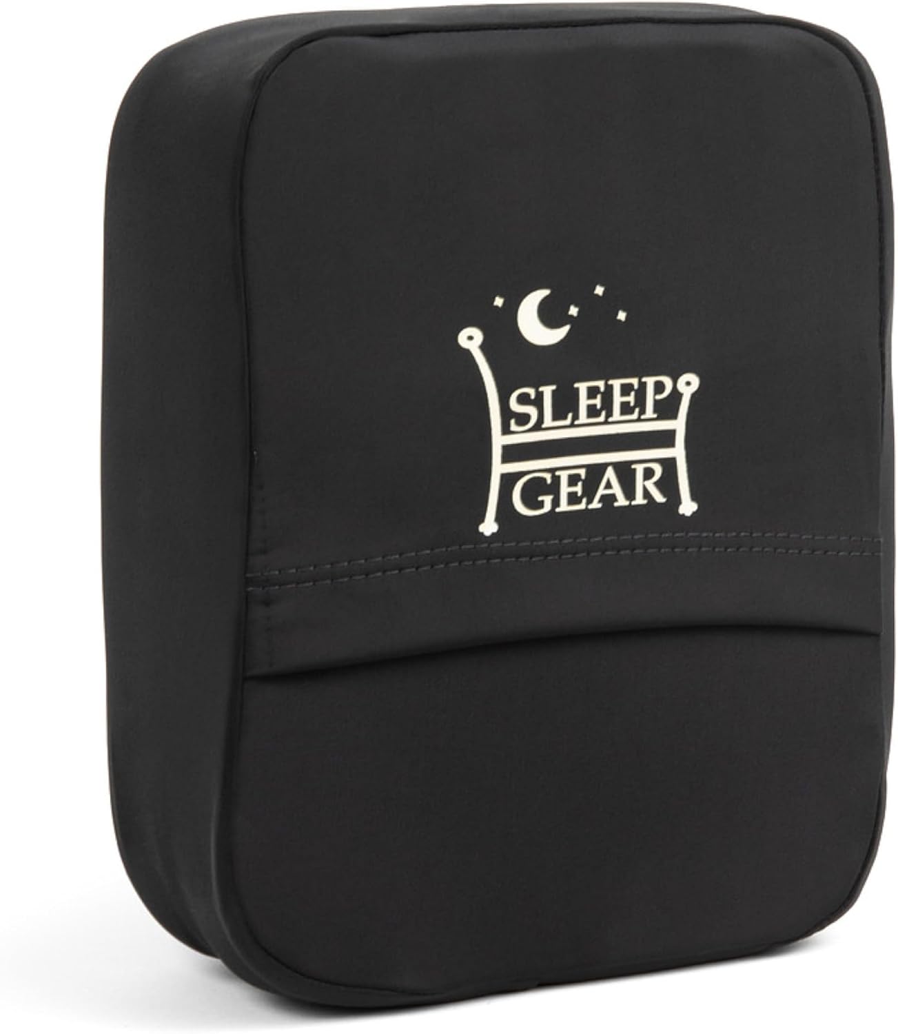 Sleep Gear Knee Zzz Pillow: Doctor-Designed Knee Sleeve & Foam Pillow for Side Sleepers - Compact, Ergonomic Design with Washable Cover for Sciatica & Back Pain Relief (Strap)