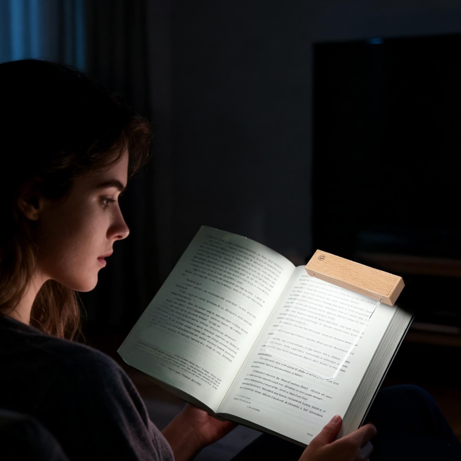Luce Da Libro Piatta Lampada Intelligente Chiaro a 3 Colori