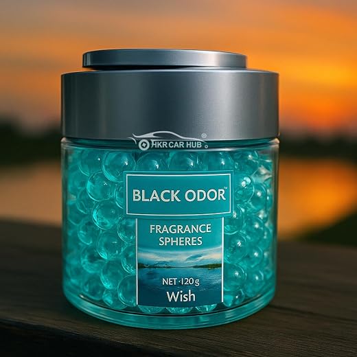 HKR CAR HUB Platinum Series Ultimate Car Air Freshener Spill-Proof, Leak-Proof Scent Jar for Car Dashboard &amp; Cupholder in ...