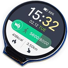 Waveshare 1.3" Round LCD Display for Raspberry Pi/Jetson Nano / Arduino, 240x240 IPS Screen 65K RGB Color Monitor, SPI Bus, Built-in GC9A01 Driver