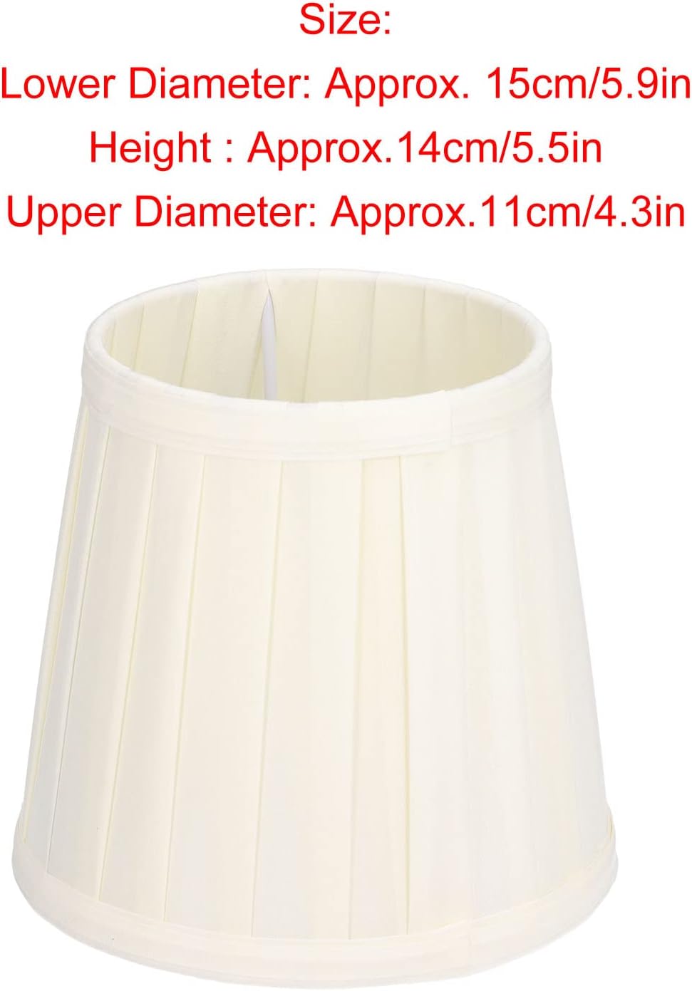 Alvinlite Lamp Shades Set Of 3, Lamp Cover Chandelier Shades Bell Lamp Shades Uno Fitter Beige Modern for Table Floor Wall Chandelier Bedside Lamp Replacement