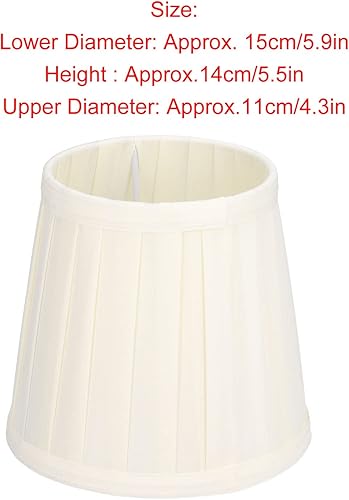 Miniatura 2 de Alvinlite Juego de 3 pantallas de lámpara, cubierta de lámpara, pantallas de campana, pantalla de campana, pantalla Uno Fitter beige moderna para