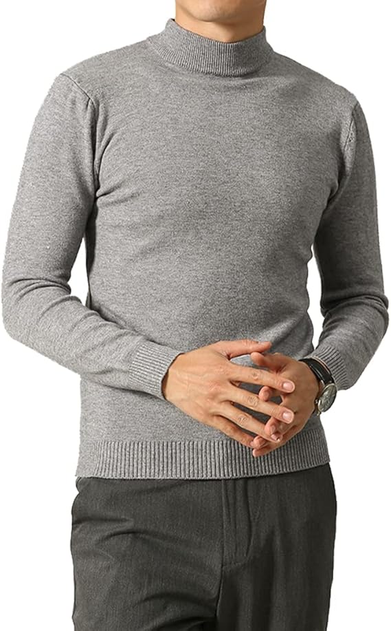 Amazon セーター メンズ ハイネック セーター 暖かい ニットセーター おしゃれ 柔らかい ニット かっこいい チクチクしない 冬服 厚手 無地 カジュアル 長袖 インナー 防寒 快適 合わせやすい ニット編み物 セーター 通販
