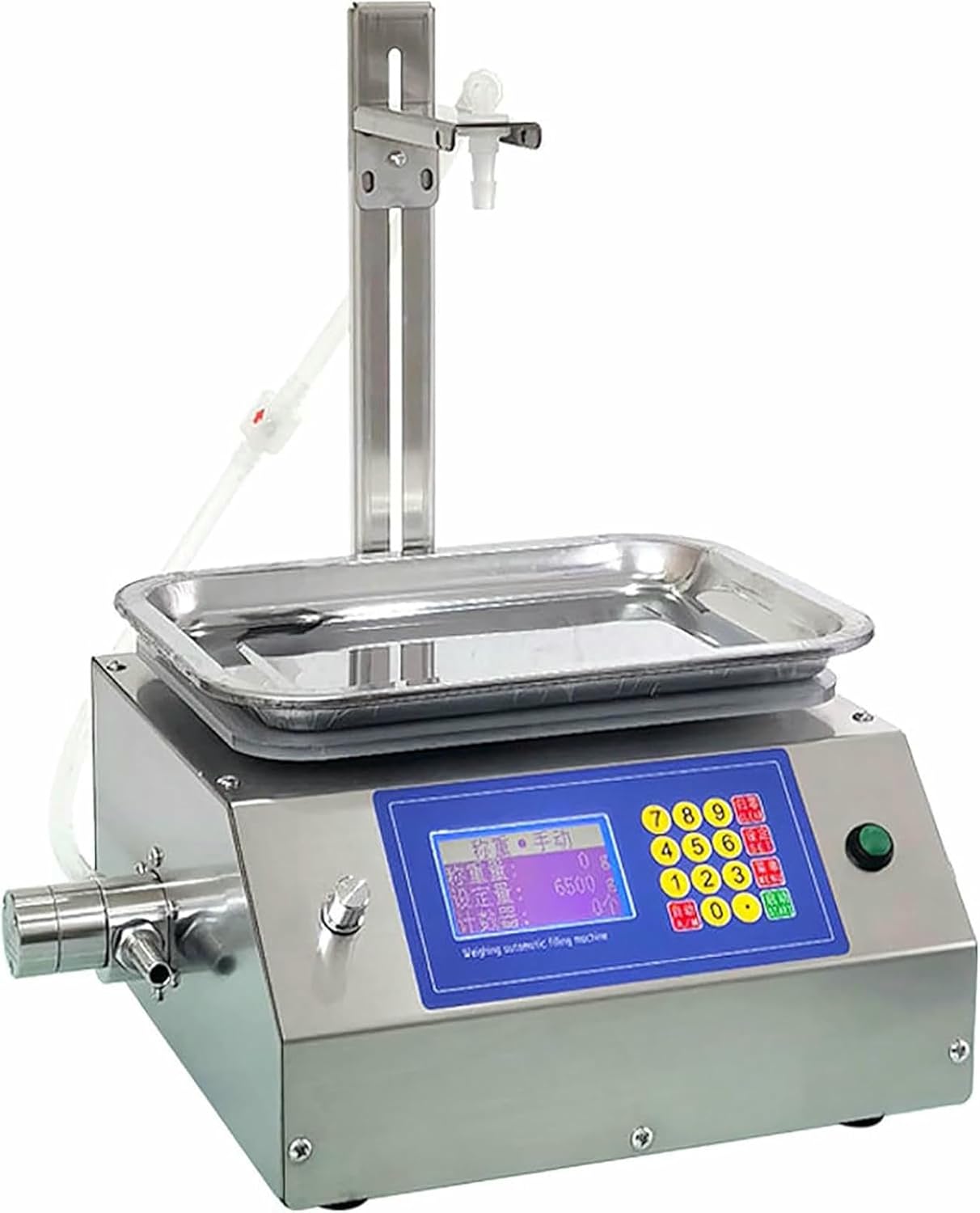 Liquid Filling Machine Bottles Filling, Magnetic Pump 6500 Ml/min, 10 G-8 Kg, Digital Control Filling, for Perfumes, Water, Juices, Essential Oils ~//