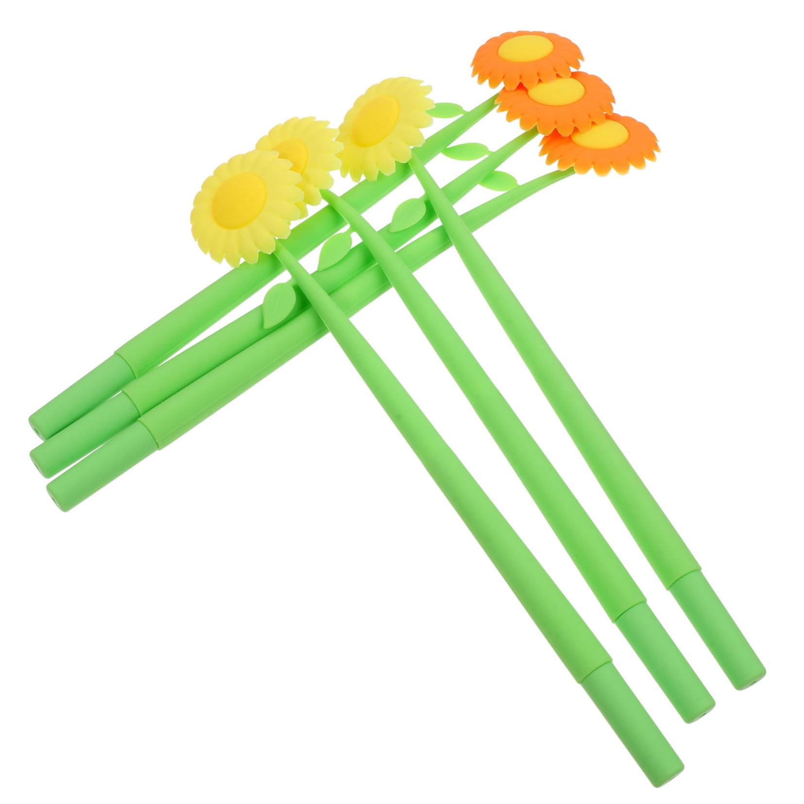 Didiseaon 18 Pezzi Penna In Silicone Girasole Simpatico Cartone Animato Penne A Inchiostro Gel Penne Botaniche Penna Per Firma Di Nozze Giocattoli Novità Penne A Sfera Di Partito