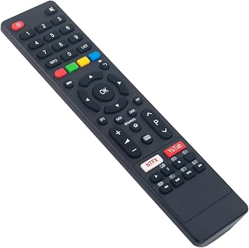 GCBLTV9MU Replaced Remote Control -VINABTY-fit for Chiq Saba Aiwa Changhong 4K Smart UHD TV remote control GCBL-TV9MU L40G7N SA40S58N1 U50H7L/N U58G7N L32H7L/N U43H7L/N AW58B4K AW65B4K