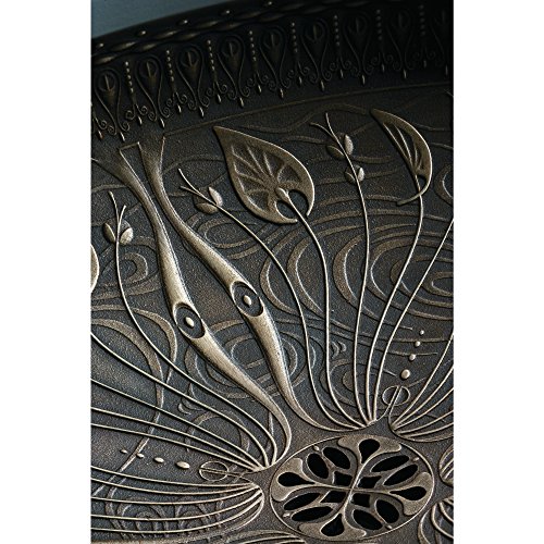 Kohler K-14297-Mp1 Lilies Lore Cast Bronze Under-Mount Bathroom Sink, Medium Patina #TOP2