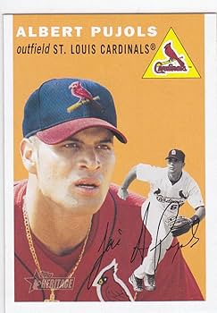 Amazon.com: 2003 TOPPS HERITAGE ALBERT PUJOLS RC ROOKIE CARD