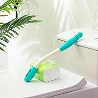 Vista 7 de 4 piezas de herramientas de inodoro de largo alcance, cómodas herramientas de autoayuda, limpieza de glúteos, ayuda para el inodoro para movilidad