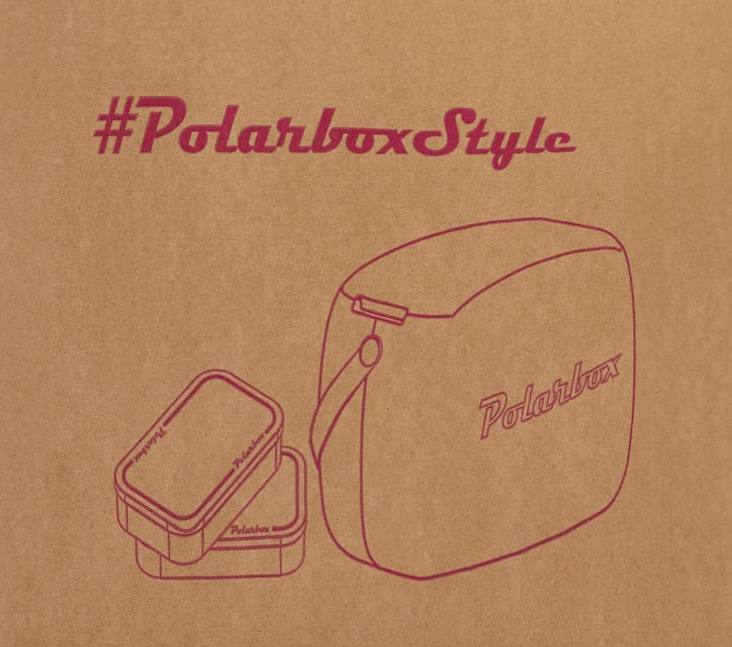 Glacière Lunchbox 6L Bleue Pop détails Jaune POLARBOX