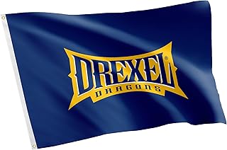 Desert Cactus Drexel University DU Flag - 3 x 5 Feet Dragons Banner, Indoor/Outdoor Durable Fabric, 100% Polyester Design (Style 1)