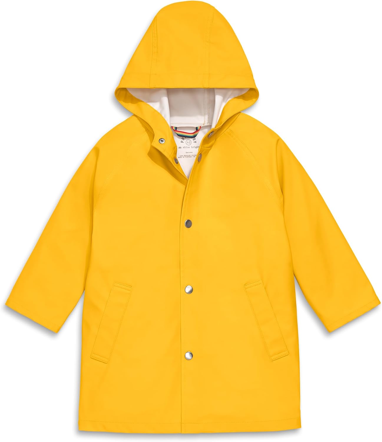 Primary Kids Raincoat, Waterproof Lightweight Jacket