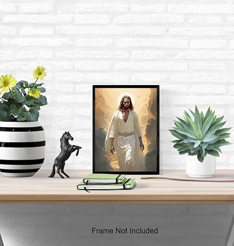 Miniatura 5 de Jesus Wall Art for African Americans - Jesus Christ Poster - Inspiration Christian Wall Art & Decor for Black women, Black Men - Black pride African