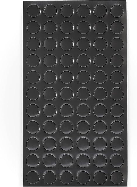 TMS 66 Small Magnet Dots Self-Adhesive, Sticky Back Magnetic Stickers for Arts and Crafts - Make your own Fridge Magnets for Kids, Notes or Reminders Easy to Peel Round Stick on Magnets [1.5mm thick]
