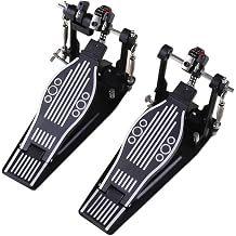 Double Drum Set For Percussion Drummer Instrument, Double Bass Drum Pedal, Beater Drum, Dual Foot Kick