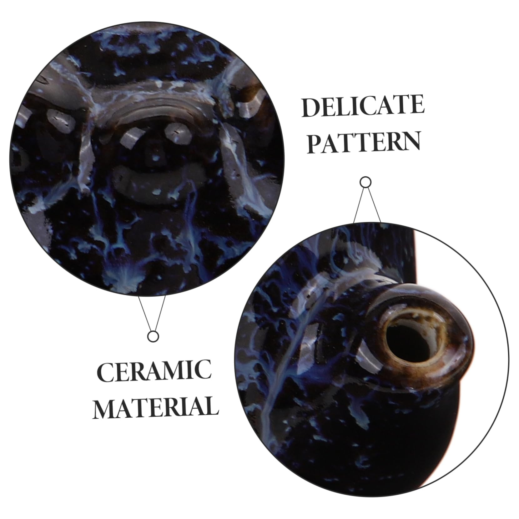 Artibetter Chinese Calligraphy Art Accessory Ceramic Inkstone Water Dropper Calligraphy Water Container for Brush Cleaning