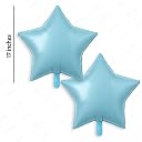 AMFIN (Pack of 7) Cradle shape Baby Shower Foil Balloons Baby shower decoration material Its a boy decorations - Blue gallery image