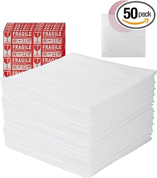 50Pack Moving supplies, 16" x 16"Cushion Foam Pouches