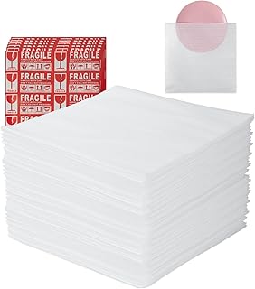 Moving supplies,50 Pack Cushion Foam Pouches, 16" x 16" Packing Supplies for Moving, Packing, Transportation and Storage, Incidental Fragile Stickers