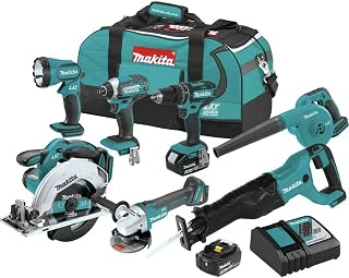 Makita XT706 3.0Ah 18V LXT Lithium-Ion Cordless Combo Kit (7 Piece)