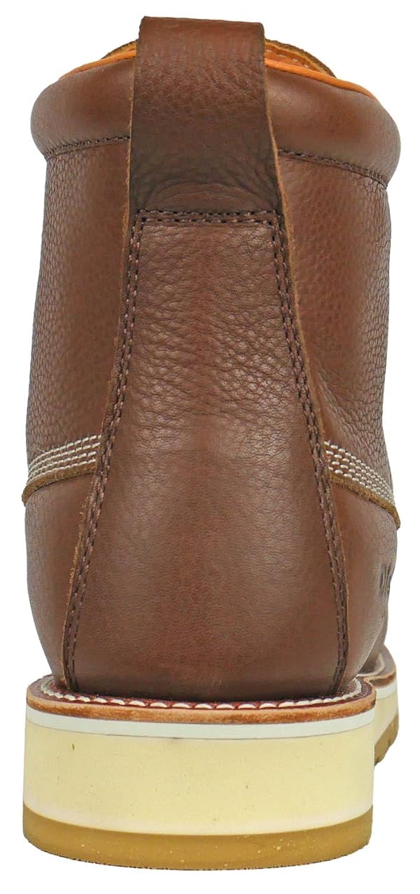 DieHard Toro Waterproof Composite Toe Work Boots, Premium Leather, Slip-Resistant, Brown (Brown, US Footwear Size System, Adult, Men, Numeric, Wide, 10) by DieHard - Used condition - Image 3