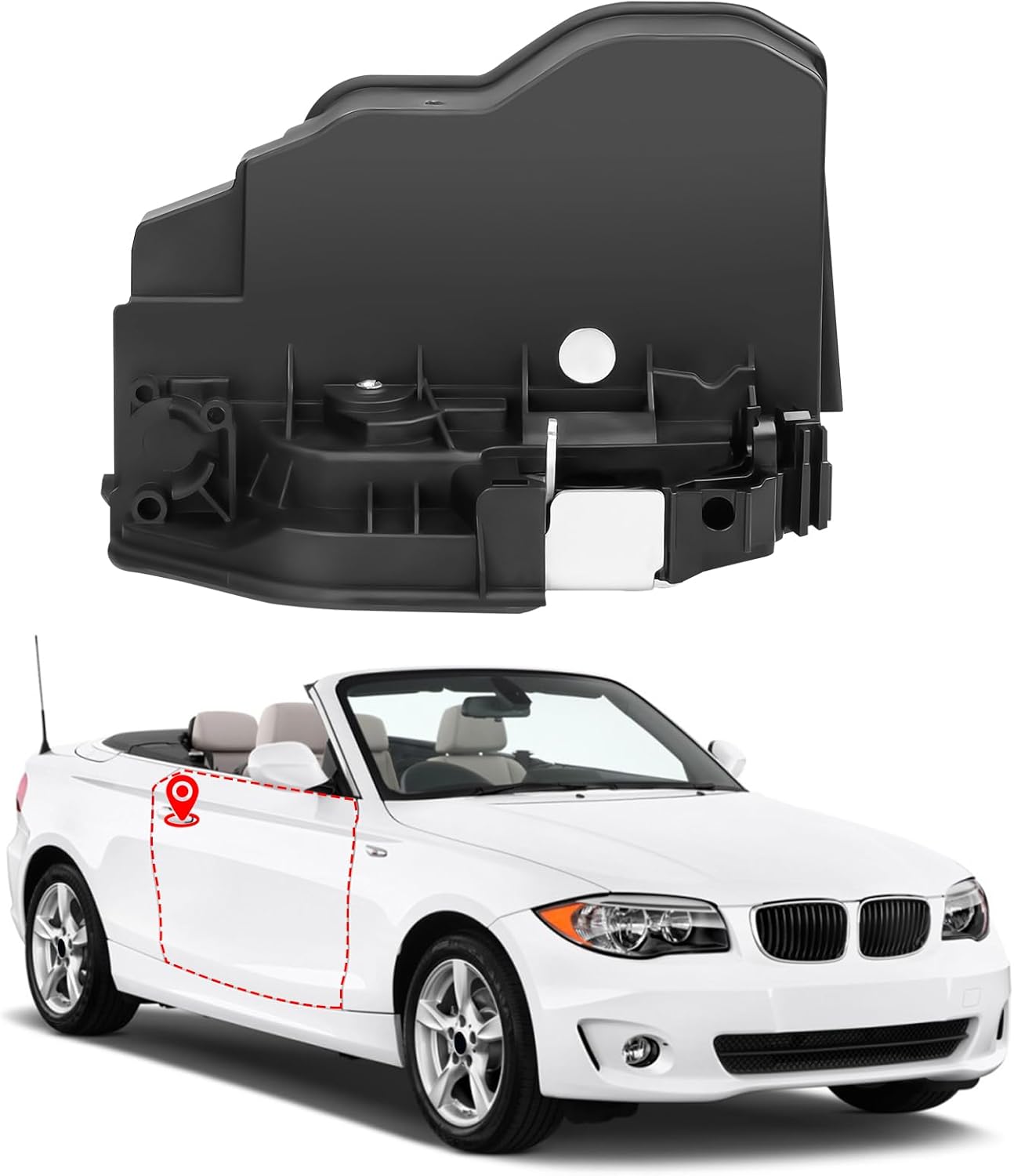 Front Right Passenger Side Door Lock Actuator fit for BMW 128i 135i 323i 328xi 328i 335d 335i 335xi 525i 528i 530i 530xi 535i 550i 650i Z4 X3 X5 M3 M6 E60 E65 E70 E90 E92 2006 2007 2008 2009 2010