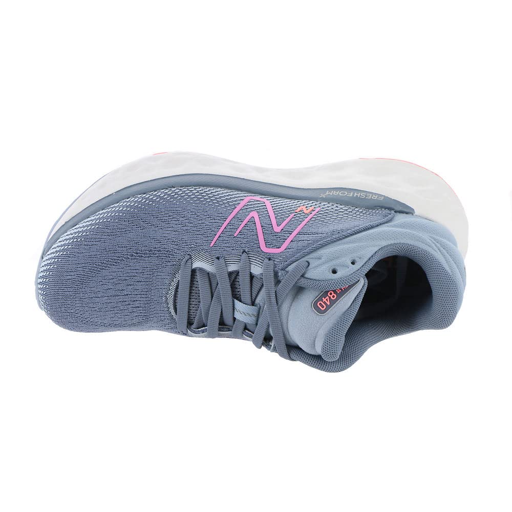 New Balance Women's W840FV1 Running Shoe, Arctic Grey/Raspberry, 10.5 Wide