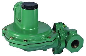HSRL-CFC 1" FNPT CI 2nd Stage UL Regulator with Relief, 3/8" Port, 10-12.5" WC, 3/4" Vent