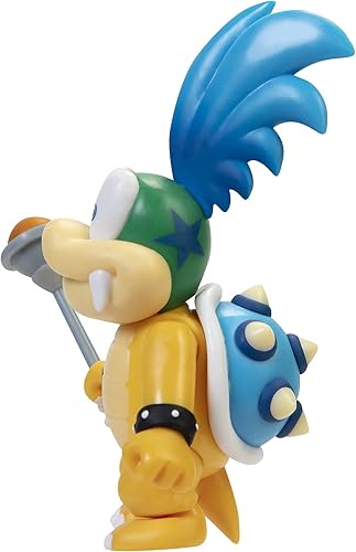 Miniatura 4 de Super Mario Figura de acción Larry Koopa coleccionable de 4 pulgadas con accesorio de varita