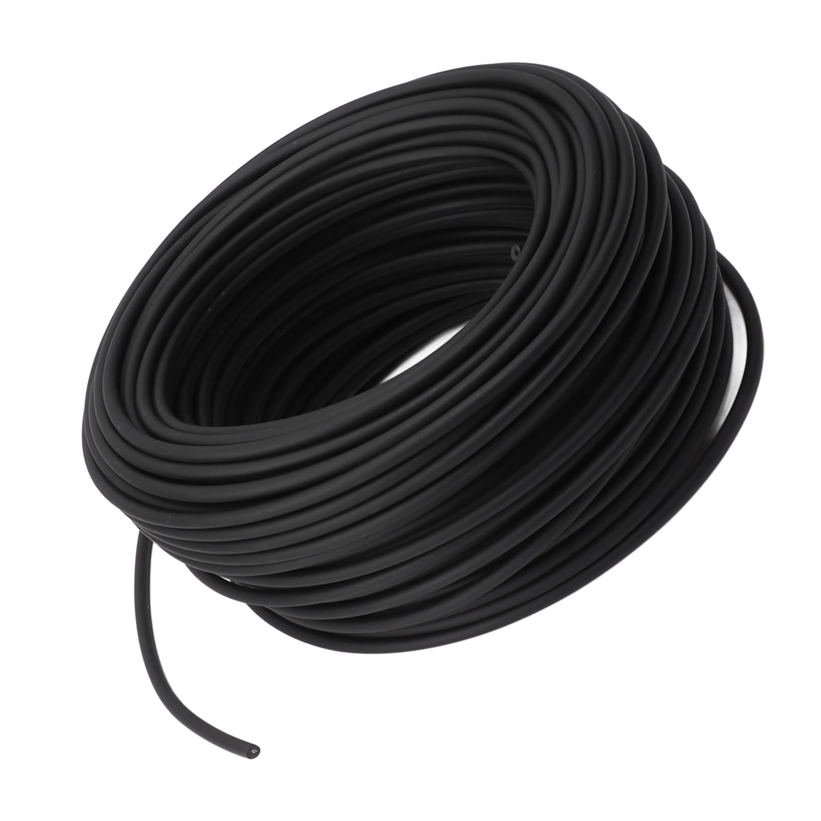 Cryfokt Cable Aislado de Alto Voltaje Fuerte y Confiable para Jardín Agrícola, Cable de Cerca Electrónica de 5 Mm con Núcleo Interno de Aleación para Cría de Animales (100 m/328,1 pies)