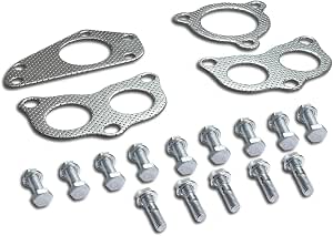 Left Side Exhaust Manifold With Gasket Kit For 1999-2004 Ford Mustang V6 (3.8L, 3.9L)