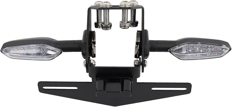 Foldable Tail Tidy Kit for Kawasaki ninja 400 Z400 Ninja 500 Z500 2018-2025 Fender Eliminator Kit Equipped With License Plate Light, Turn Signals With Plug & Play Quick-Connect Harness Clear