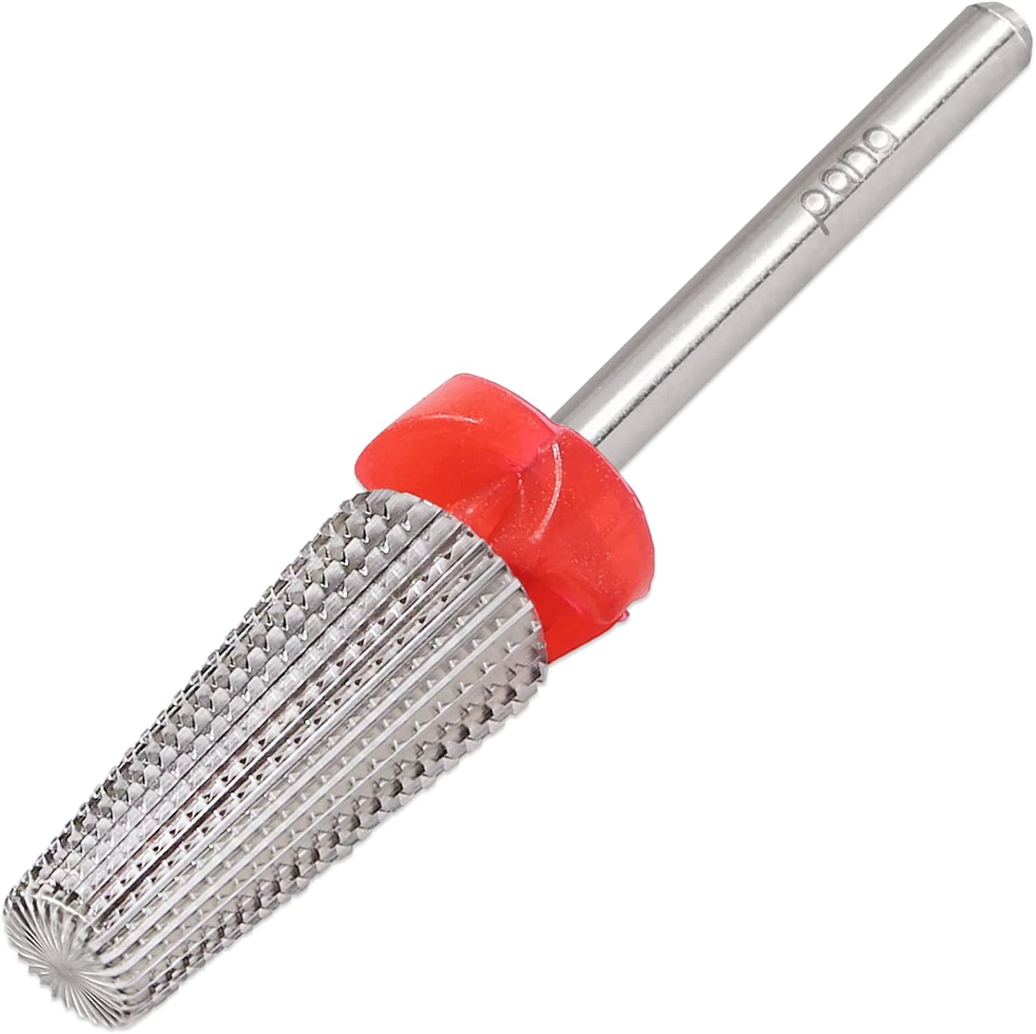 PANA Nail Carbide 5 in 1 Bit - Two Way Rotate use for Both Left and Right Handed - Fast Remove Acrylic or Hard Gel - 3/32" Shank - Manicure, Nail Art, Drill Machine (Fine - F, Silver)