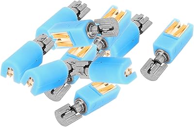 Aexit 10Pcs DC1.5V Electric Motors 32000RPM Output Speed Coreless Vibrating Motor Blue for Fan Motors Mobile Phone