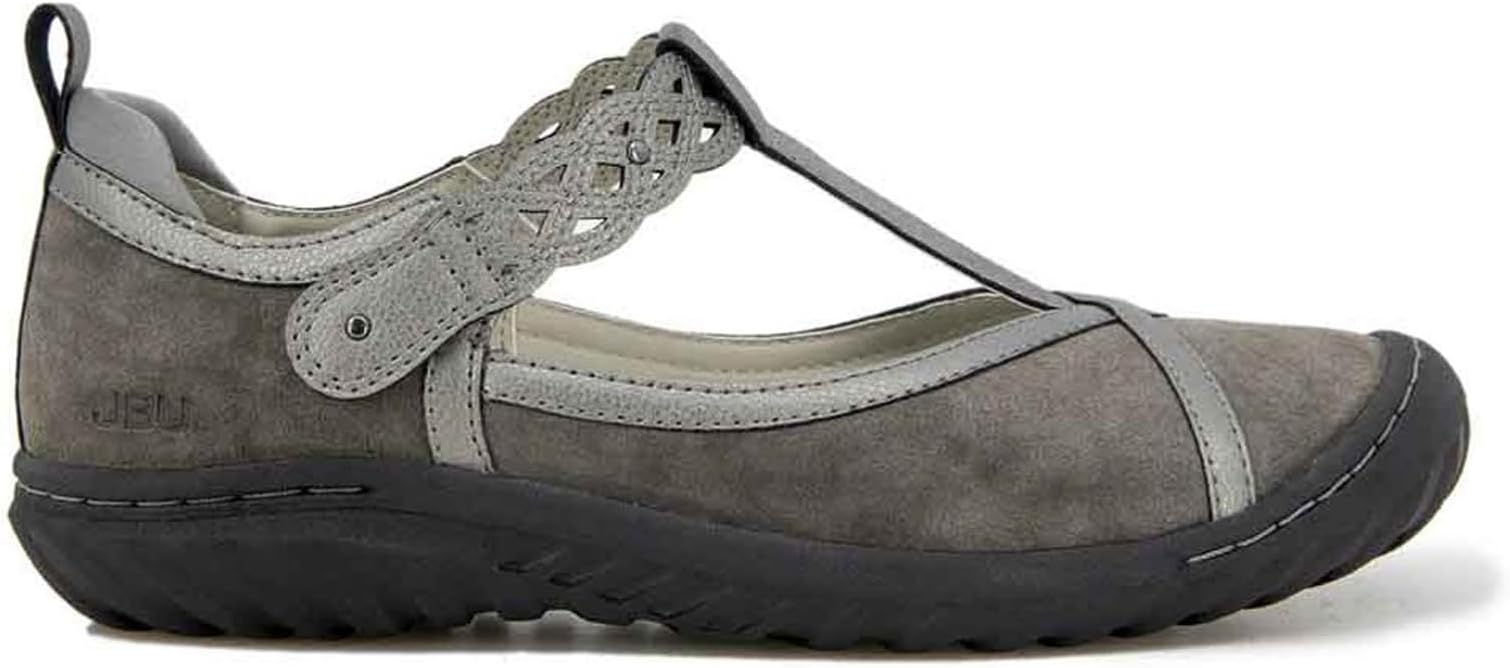 JBU Jambu Women's Buttercup Mary Jane Flat, Grey/Gunmetal, 7 : Amazon.fr:  Mode