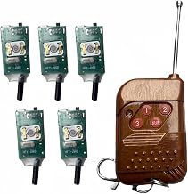 Balloon Trigger Device 1 Control 5 Remote Control Spark Plug Kit with 5 USB Rechargeable Receivers, Heating Wire for Wedding, Birthday and Gender Reveal