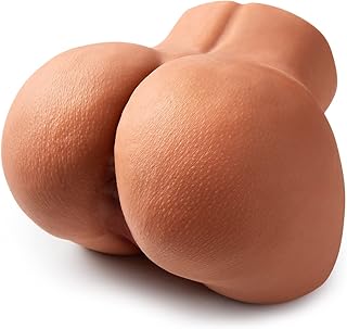 4.1LB Brown Pussy Ass Male Masturbator with Strong Suction 3D Channel, Soft Pocket Pussy Realistic Male Masturbator for Men Masturbation, Goyha Lifelike Male Sex Toy for Men Orgasm
