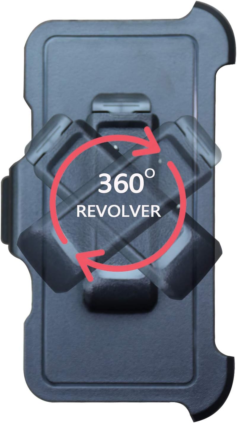 Replacement Belt Clip Holster for OtterBox Defender Series Case Apple iPhone 12, iPhone 12Pro, iPhone 13, iPhone 13Pro - 6.1" (2Pack) - Image 4