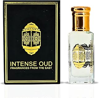 INTENSE OUD Blush Long Lasting Arabian Perfume Oils for Women 12ML (0.40 OZ) Fragrance Oil with a Vibrant Citrus, Floral Elegance & Vanilla Finish - Concentrated Perfume Oil With Black Gift Box