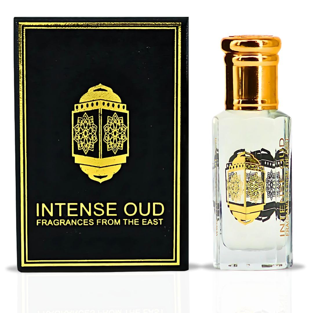 INTENSE OUD Blush Long Lasting Arabian Perfume Oils for Women 12ML (0.40 OZ) Fragrance Oil with Citrus, Floral & Vanilla Notes - Concentrated Perfume Oil & Premium Valentines Day Gift With Black Box