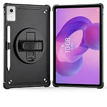 Junfire Protective Case for Lenovo Idea Tab Plus 12.1-inch 2025-Black